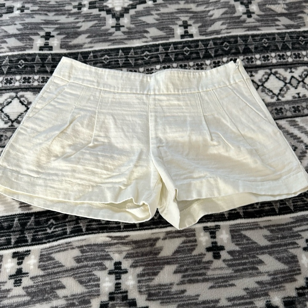 J. Crew white chino shorts
